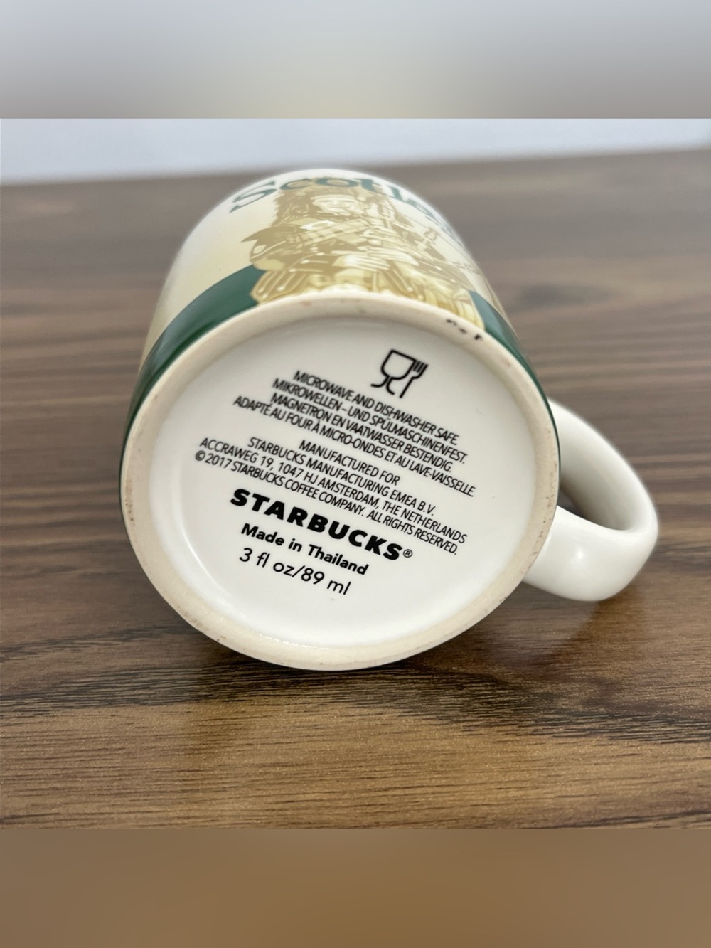 Starbucks Scotland New Zealand Edinburgh Collector Series Espresso Mug 3 oz Set - Picture 5 of 12